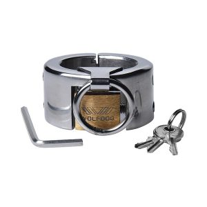 Master Series Fiend Stainless Steel CTB Piercing Chamber: Edelstahl-Hodenstre...