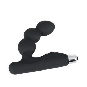 Rebel Bead-shaped Vibe: Prostata-Vibrator schwarz