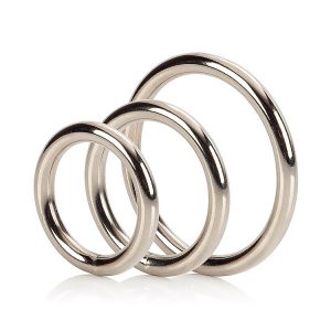 Silver Ring Set: Penisringe-Set