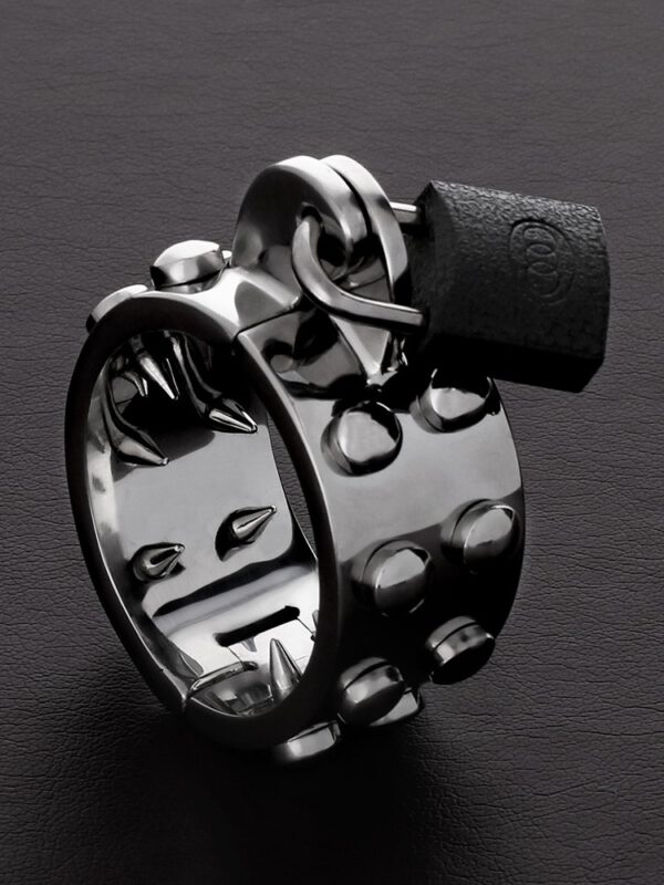 Triune Kalis Teeth Spiked Chastity: Edelstahl-Penisring mit Spikes