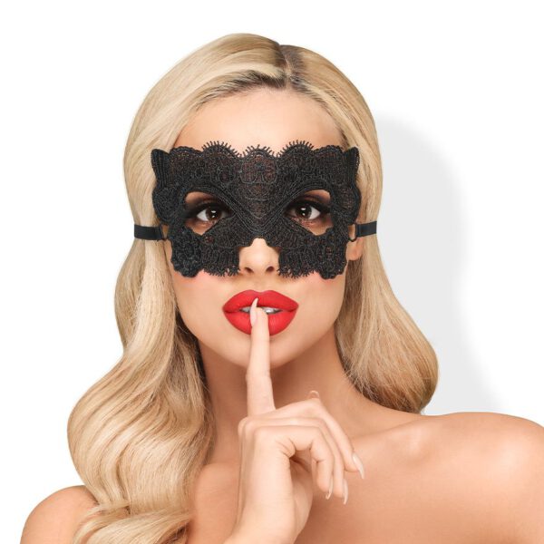 Elegante Maske aus Spitze