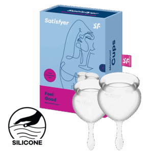 Satisfyer Feel Good - Menstrual Cup Set, 15 & 20 ml