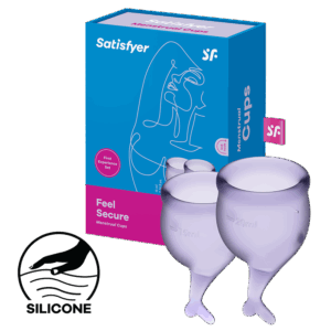 Satisfyer Feel Secure - Menstrual Cup Set, 15 & 20 ml
