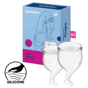 Satisfyer Feel Secure - Menstrual Cup Set, 15 & 20 ml