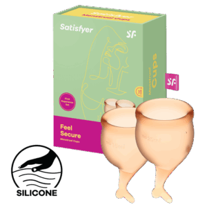 Satisfyer Feel Secure - Menstrual Cup Set, 15 & 20 ml