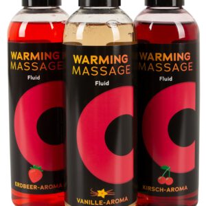 3-teiliges Massagegel-Set „Warming Massage“
