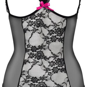 Body ouvert aus Powernet mit Spitze