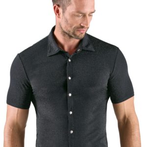 Hemd im schillernden Lurex-Look
