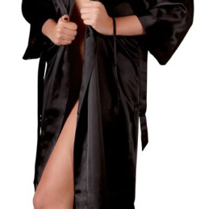 Kimono mit halblangem Arm und Bindegürtel