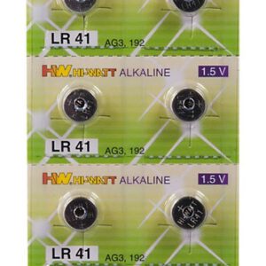 Knopfzellbatterien, LR41, 10er