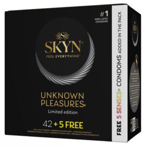 Kondom-Mix „Unknown Pleasures 42+5free“, latexfrei