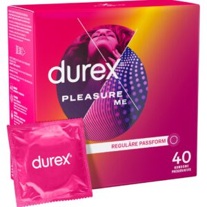 Kondome „Pleasure Me“ mit Noppen und Rillen