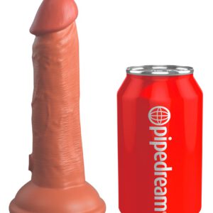 Naturdildo „6“ Dual Density Silicone Cock“ mit extra starkem Saugfuß