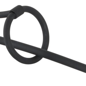 Penisplug „Piss Play with Stopper“ mit Eichelring, komplett aus Silikon