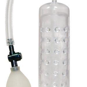 Penispumpe „Horny Dots“, 19,5 cm, mit Pumpball