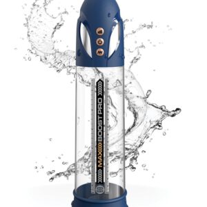 Penispumpe „Max Boost Pro Flow“ mit automatischer Saugkraft