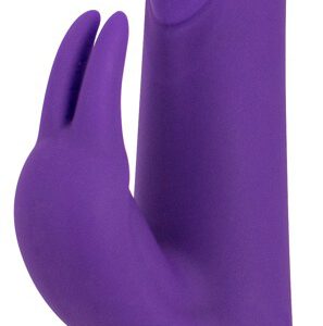 Rabbitvibrator „Quiver“ mit pulsierender Massagekugel im Schaft