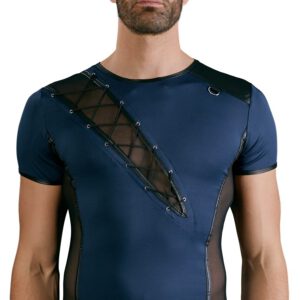 Shirt aus elastischer Mikrofaser und Powernet