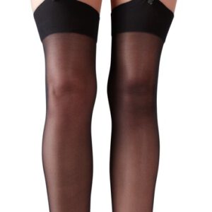 Straps-Strümpfe mit schlichtem Abschluss