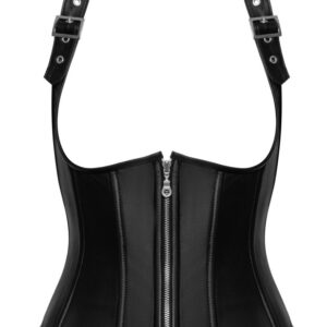 Taillen-Corsage aus weichem Leder (Lamm)