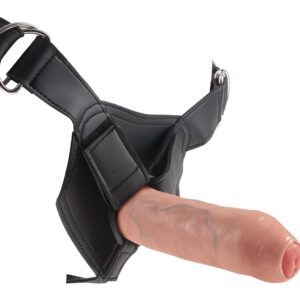 Umschnalldildo „Strap-on with 7 Inch Uncut“, inklusive Harness