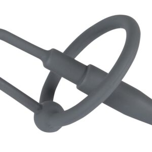 „Penisplug With Glans Ring“ mit Eichelring, komplett aus Silikon