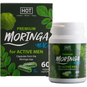 „Pure Moringa + Maca Man Power“, Power-Kapseln für den (sex-)aktiven Mann