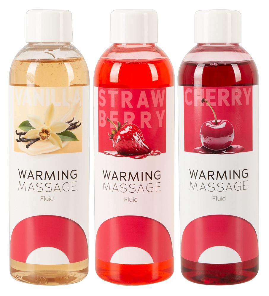 3-teiliges Massagegel-Set „Warming Massage“
