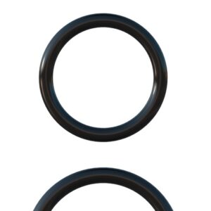 3-teiliges Penisring-Set „Silicone 3-Ring Stamina Set“, aus Silikon