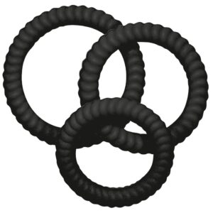 3-teiliges Penisringset „Lust hoch 3“
