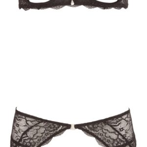 3-teiliges Strapsset aus Spitze