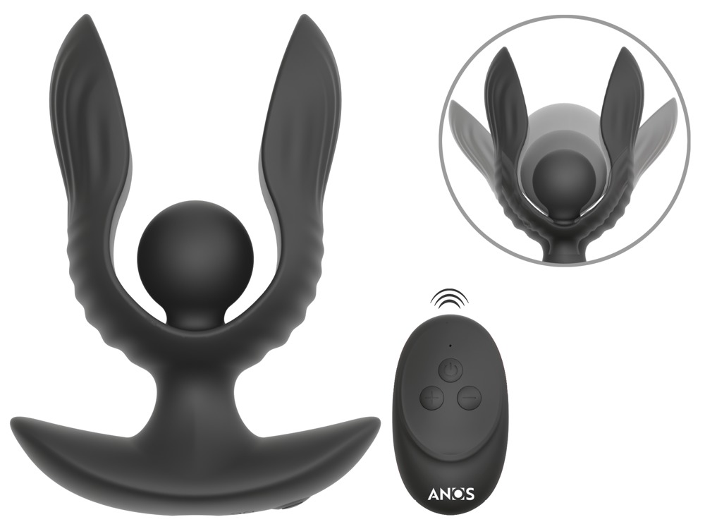 Analvibrator mit Spreiz- und Pumpfunktion