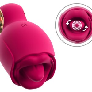 Auflegevibrator „Oral Fun“ mit vibrierender Leck-Zunge
