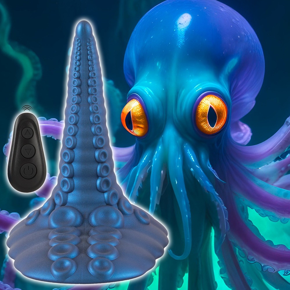 Aufsitzvibrator „Tentacle Pad“ mit Fernbedienung