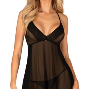 Babydoll plus String „Latinesa“ in zarter Transparenz