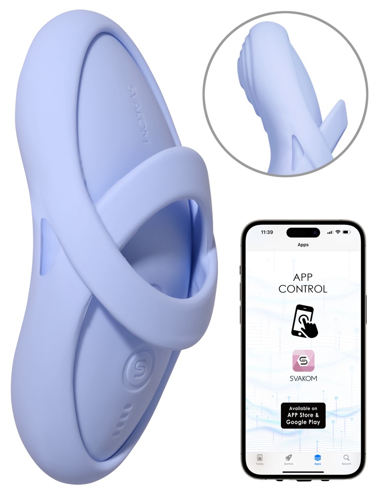 Fingervibrator „Echo 2“ mit Wärmefunktion