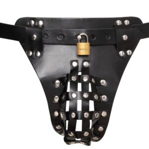 Keuschheits-String aus Leder