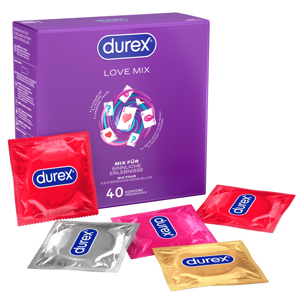 Kondom-Set „Love Mix“ mit 5 spannenden Sorten