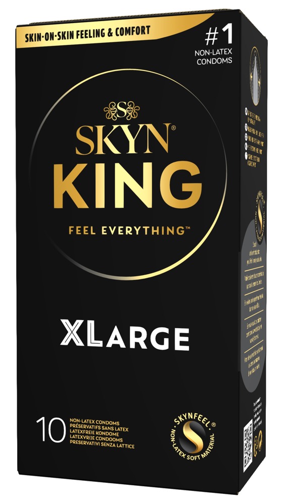 Latexfreie Kondome „King Size“, extra groß