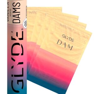 Lecktücher „GLYDE Dams Vanilla“, 4 Stück