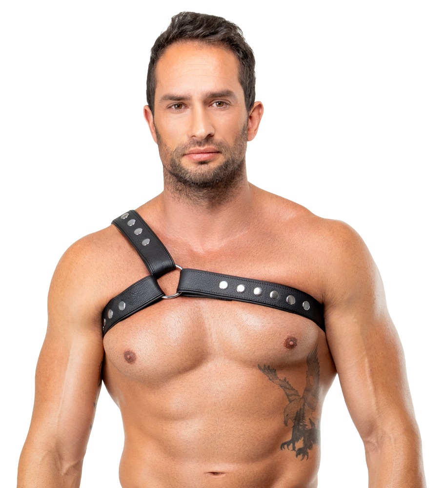 Leder-Brustharness, einseitig