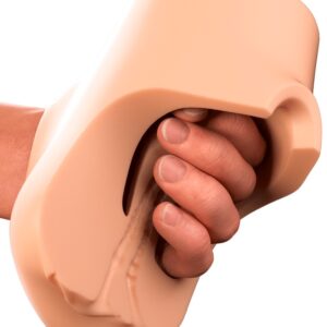 Masturbator „Double Pounder Vibrating" mit Vagina- und Anusöffnung