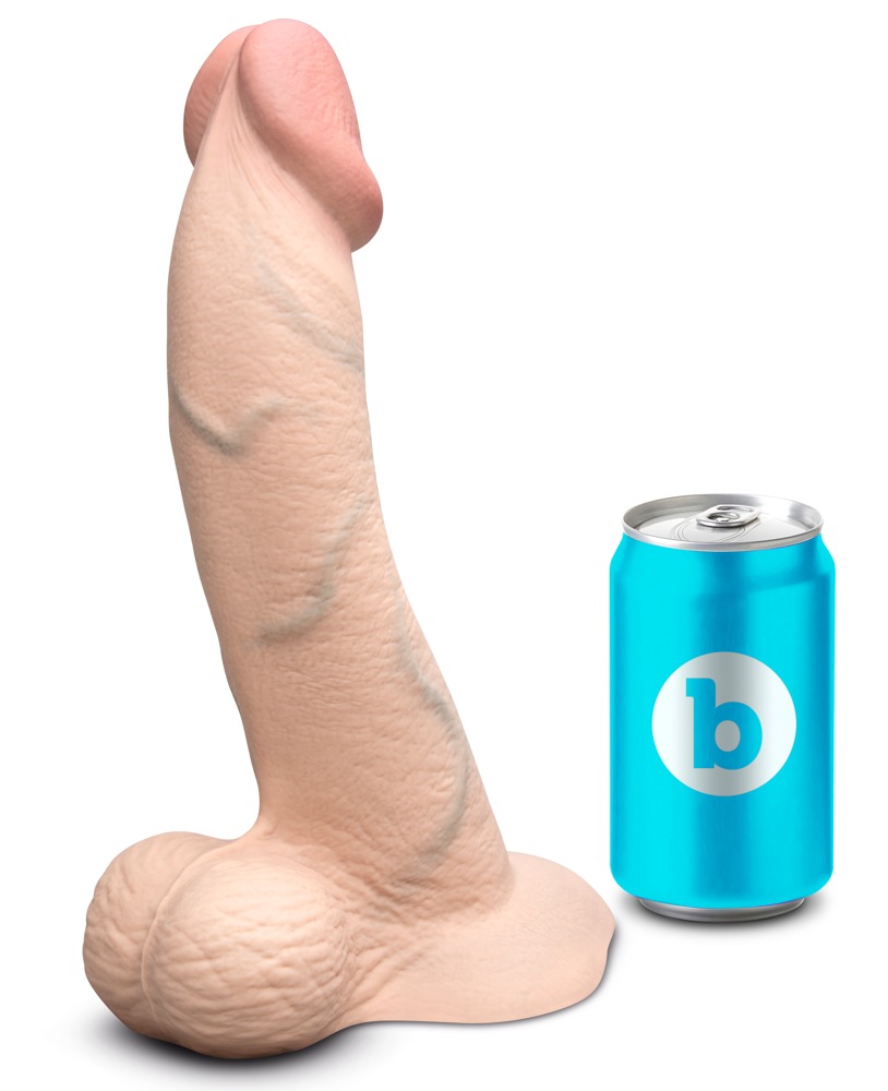Naturdildo „slipskin curvy“ mit Saugfuß