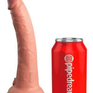 Naturvibrator „7“ Vibrating + Dual Density Silicone Cock with Remote“