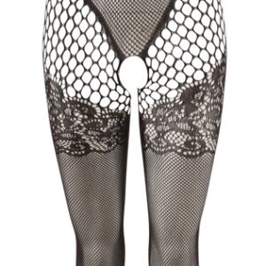 Netz-Catsuit ouvert
