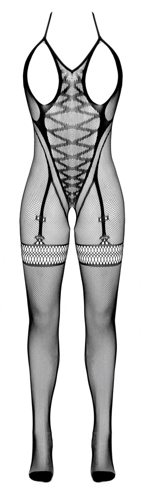 Netz-Catsuit ouvert