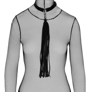 Netz-Strapshemd mit Kopfmaske