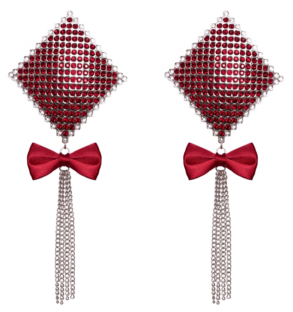 Nippelsticker „Jewellery Bow“ mit Kettchen