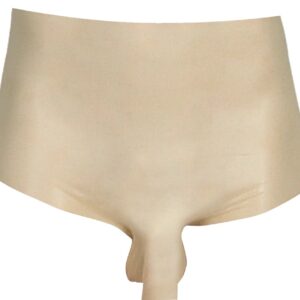 Pants mit Hülle für Penis und Hoden, Latex
