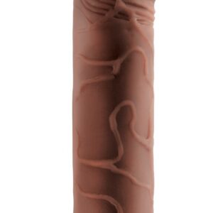 Penishülle mit Hodenring „Perfect 2" Extension with Ball Strap“, verlängert um 5,1 cm